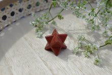 Load image into Gallery viewer, Red Jasper Crystal Merkaba Star