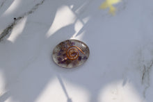 Load image into Gallery viewer, Amethyst Crystal Chips Orgone Cabochon Palm Stone - Reiju