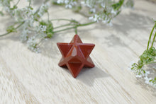 Load image into Gallery viewer, Red Jasper Crystal Merkaba Star