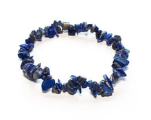 Load image into Gallery viewer, Lapis Lazuli Natural Polished Crystal Chips Bracelet |Reiju
