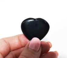 Load image into Gallery viewer, Black Obsidian Crystal Stone Heart