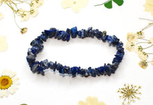 Load image into Gallery viewer, Lapis Lazuli Natural Polished Crystal Chips Bracelet |Reiju