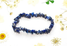 Load image into Gallery viewer, Lapis Lazuli Natural Polished Crystal Chips Bracelet |Reiju