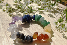 Load image into Gallery viewer, Chakra Crystal Stone Chips Gemstone Bracelet