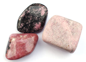 Rhodonite Crystal Tumble Stone