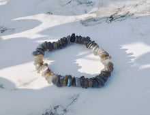 Load image into Gallery viewer, AA Grade Labradorite Beads Natural Crystal Stone Chip Bracelet Inc Luxury Gift Box