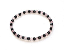 Load image into Gallery viewer, MOTHERS DAY 🌸Rose Quartz & Hematite Crystal Beaded Bracelet - | reiju