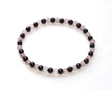 Load image into Gallery viewer, MOTHERS DAY 🌸Rose Quartz & Hematite Crystal Beaded Bracelet - | reiju