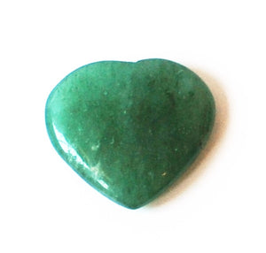 Green Aventurine Crystal Hand Carved Heart
