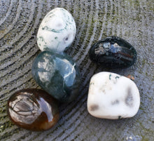 Load image into Gallery viewer, Moss Agate Natural Polished Crystal Tumble Stone