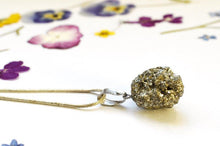 Load image into Gallery viewer, Pyrite " Fools Gold" Crystal Raw Pendant