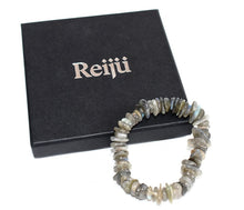 Load image into Gallery viewer, AA Grade Labradorite Beads Natural Crystal Stone Chip Bracelet Inc Luxury Gift Box