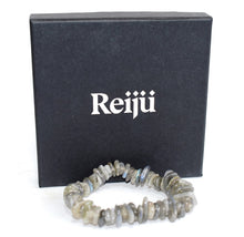 Load image into Gallery viewer, AA Grade Labradorite Beads Natural Crystal Stone Chip Bracelet Inc Luxury Gift Box
