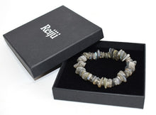 Load image into Gallery viewer, AA Grade Labradorite Beads Natural Crystal Stone Chip Bracelet Inc Luxury Gift Box