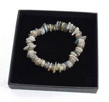 Load image into Gallery viewer, AA Grade Labradorite Beads Natural Crystal Stone Chip Bracelet Inc Luxury Gift Box