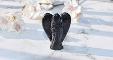 Load image into Gallery viewer, Black Tourmaline Hand Carved Crystal Stone 'Protection' Angel - Reiju