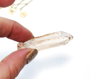 Golden Healer Quartz Natural & Unique Raw Crystal Stone Point Piece 10g