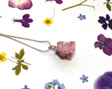Load image into Gallery viewer, Rhodonite Raw Crystal Pendant