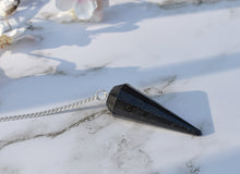 Load image into Gallery viewer, Shungite Crystal Dowsing Pendulum