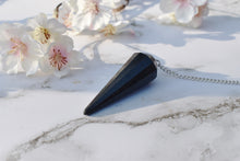 Load image into Gallery viewer, Shungite Crystal Dowsing Pendulum