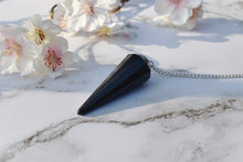 Load image into Gallery viewer, Shungite Crystal Dowsing Pendulum
