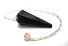 Load image into Gallery viewer, Shungite Crystal Dowsing Pendulum