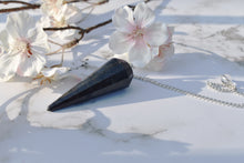 Load image into Gallery viewer, Shungite Crystal Dowsing Pendulum