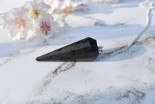 Load image into Gallery viewer, Shungite Crystal Dowsing Pendulum