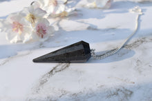 Load image into Gallery viewer, Shungite Crystal Dowsing Pendulum