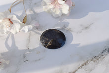 Load image into Gallery viewer, Black Tourmaline Crystal Palm Stone Natural Protective Gift Wrapped