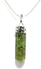 Load image into Gallery viewer, Peridot Crystal Orgone Pendant