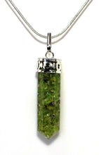 Load image into Gallery viewer, Peridot Crystal Orgone Pendant