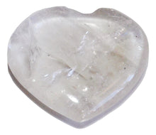 Load image into Gallery viewer, "Clear Quartz Crystal Heart Palm Stone - Master Healer Crystal" |Reiju