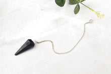 Load image into Gallery viewer, Shungite Crystal Dowsing Pendulum