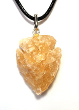 Load image into Gallery viewer, Yellow Jade Crystal Arrowhead Pendant