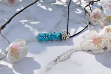 Load image into Gallery viewer, Turquoise Howlite Crystal Orgone Pendant & 18" Cord Necklace |Reiju