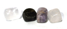 Load image into Gallery viewer, Crown Chakra Crystal Tumble Stone Healing Set (Beautifully Gift Wrapped)
