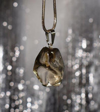 Load image into Gallery viewer, Natural Brazilian Polished Citrine Crystal Stone 925 Sterling Silver Pendant &amp; 18&quot; 925 Chain Inc Box