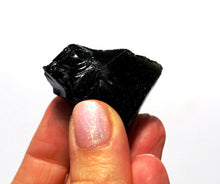 Load image into Gallery viewer, 'Protection' Natural & Unique Crystals Pocket Gift Set Inc Shungite, Black Tourmaline & Black Obsidian