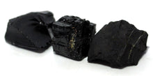 Load image into Gallery viewer, 'Protection' Natural & Unique Crystals Pocket Gift Set Inc Shungite, Black Tourmaline & Black Obsidian