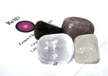 Load image into Gallery viewer, Crown Chakra Crystal Tumble Stone Healing Set (Beautifully Gift Wrapped)