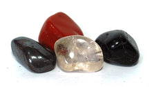 Load image into Gallery viewer, Base / Root Chakra Crystal Tumble Stone Healing Set (Beautifully Gift Wrapped)