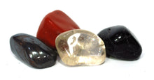 Load image into Gallery viewer, Base / Root Chakra Crystal Tumble Stone Healing Set (Beautifully Gift Wrapped)