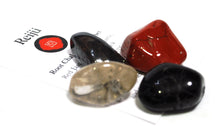 Load image into Gallery viewer, Base / Root Chakra Crystal Tumble Stone Healing Set (Beautifully Gift Wrapped)
