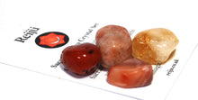 Load image into Gallery viewer, Sacral Chakra Crystal Tumble Stone Healing Set