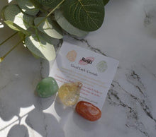 Load image into Gallery viewer, "Crystals For Good Luck" Tumble Stone Set Reiki Charged