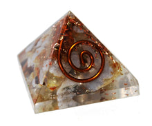 Load image into Gallery viewer, Blue Lace Agate Small Crystal Orgone Pyramid
