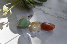 Load image into Gallery viewer, "Crystals For Good Luck" Tumble Stone Set Reiki Charged