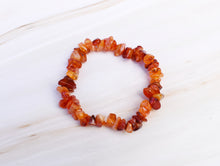 Load image into Gallery viewer, Carnelian Natural Crystal Stone Chips Bracelet Handmade |Reiju