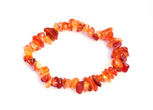 Load image into Gallery viewer, Carnelian Natural Crystal Stone Chips Bracelet Handmade |Reiju